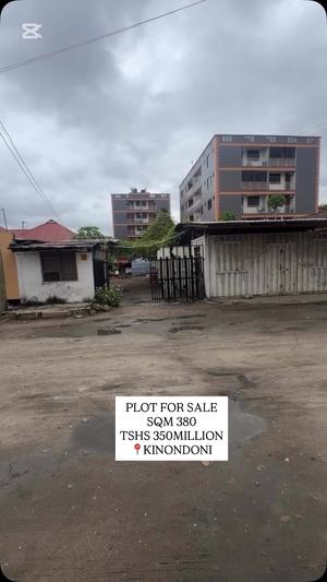 Kiwanja kinauzwa Kinondoni Kwa Pinda, Dar Es Salaam sqm 380 Kiwanja kinauzwa Kinondoni Kwa Pinda, Dar Es Salaam sqm 380