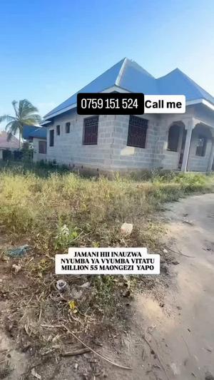 Nyumba ya vyumba vitatu inauzwa Goba Tegeta A, Dar Es Salaam (400 sqm) Nyumba ya vyumba vitatu inauzwa Goba Tegeta A, Dar Es Salaam (400 sqm)
