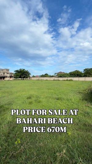 Kiwanja kinauzwa Bahari Beach, Dar Es Salaam sqm 3000