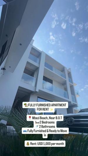 2 Bedrooms Furnished Apartment for Rent in Mbezi Beach, Dar Es Salaam 2 Bedrooms Furnished Apartment for Rent in Mbezi Beach, Dar Es Salaam