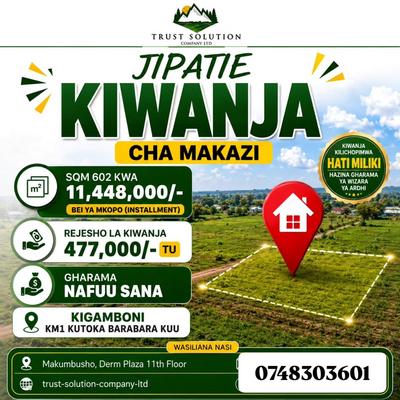 Viwanja vinauzwa Kigamboni Buyuni, Dar Es Salaam