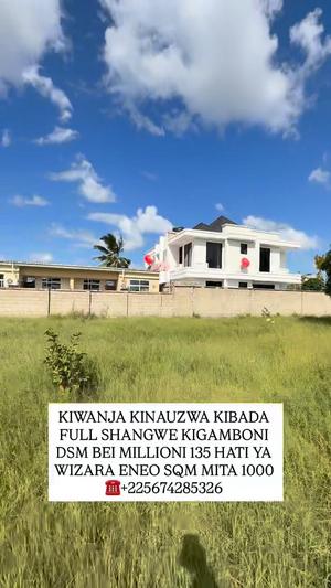 Kiwanja kinauzwa Kibada, Dar Es Salaam sqm 1000 Kiwanja kinauzwa Kibada, Dar Es Salaam sqm 1000