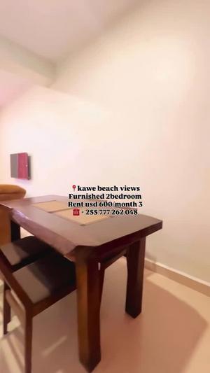 2 Bedrooms Furnished Apartment for Rent in Kawe Beach, Dar Es Salaam
