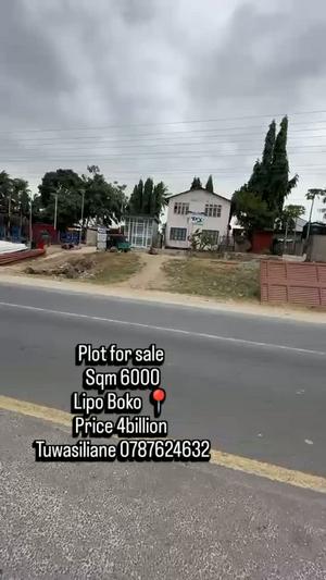 Kiwanja kinauzwa Boko, Dar Es Salaam sqm 6000 Kiwanja kinauzwa Boko, Dar Es Salaam sqm 6000