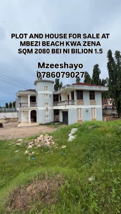 Nyumba inauzwa Mbezi Beach Kwa Zena, Dar Es Salaam (2080 sqm)