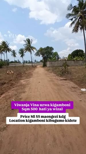 Residential Plot for Sale in Kibugumo Kidete Beach, Dar Es Salaam (500 sqm)