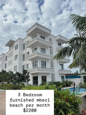 Nyumba (Furnished) ya vyumba vitatu inapangishwa Mbezi Beach KFS, Dar Es Salaam Nyumba (Furnished) ya vyumba vitatu inapangishwa Mbezi Beach KFS, Dar Es Salaam