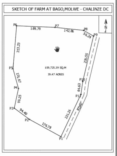 Shamba linauzwa Kiwangwa, Bagamoyo, Pwani (40 acre)