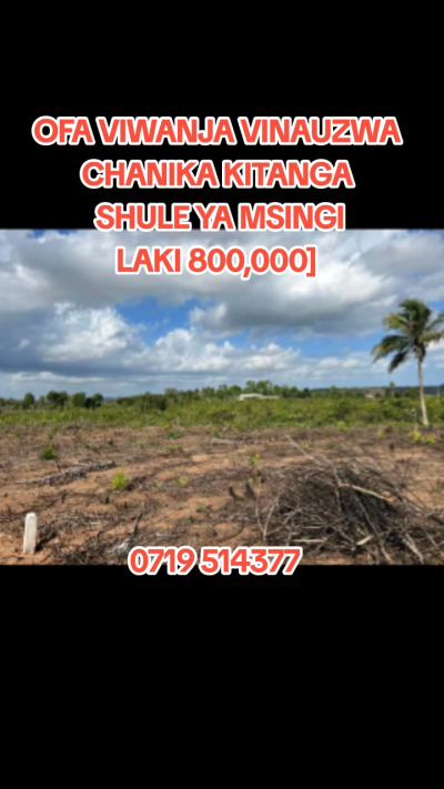 Plots for sale in Chanika, Dar Es Salaam