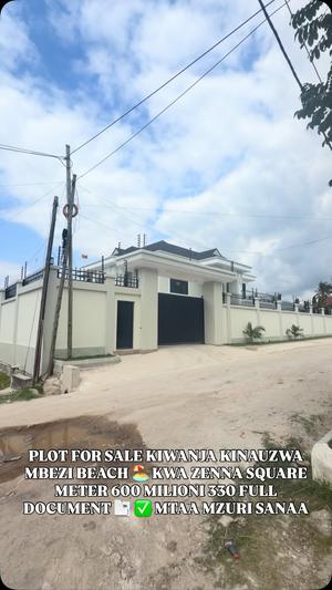 Plot for sale in Mbezi Beach, Dar Es Salaam sqm 600 Plot for sale in Mbezi Beach, Dar Es Salaam sqm 600